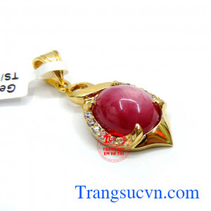 Mặt ruby vẻ đep kiêu hãnh vượt thời gian, ruby thiên nhiên có giấy kiểm định
