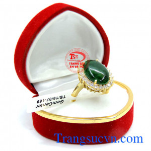 Nhẫn nữ ngọc jadeite quyến rũ
