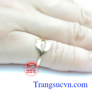 Nhẫn môi phong cách. Nhẫn môi ngón út phong cách Hàn