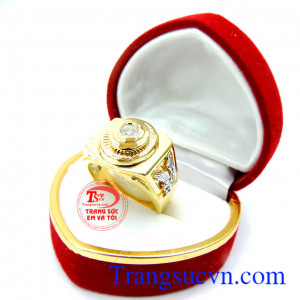 Nhẫn nam khắc hình đại bàng, thiết kế theo kiểu dáng Korea sang trọng, cá tính cho nam giới