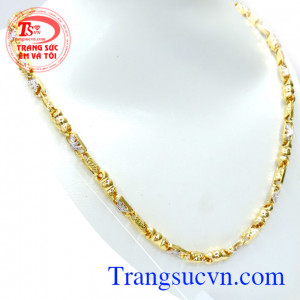 Dây nam vàng sành điệu, dây chuyền nam 10k đẹp, thiết kế kiểu dáng Italy sang trọng, sành điệu, dây chuyền nam vàng tây phong cách cho phái nam, dây chuyền nam thể hiện cá tính của bạn