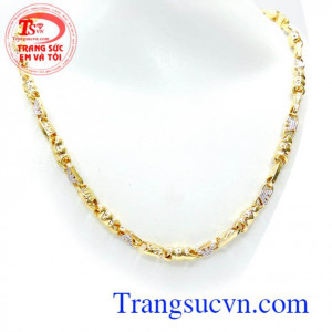 Dây nam vàng sành điệu, dây chuyền nam 10k đẹp, thiết kế kiểu dáng Italy sang trọng, sành điệu, dây chuyền nam vàng tây phong cách cho phái nam, dây chuyền nam thể hiện cá tính của bạn