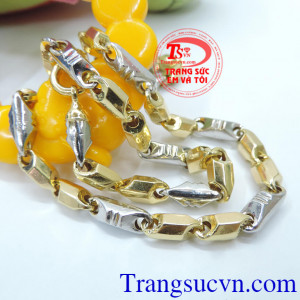 Dây chuyền nam vàng tây sang trọng. Dây nam 14k mạnh mẽ