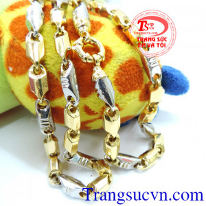 Dây chuyền nam vàng tây sang trọng. Dây nam 14k mạnh mẽ