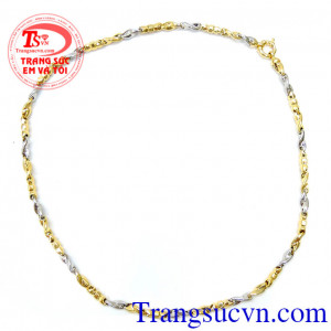 Dây vàng phong cách 14k sáng