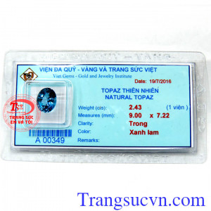 Đá topaz thiên nhiên đẹp