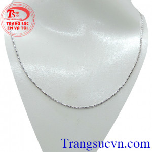 Dây Ý mảnh bện chắc chắn, dây chuyền nữ nhập khẩu Italy đẹp