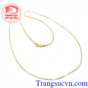 Dây chuyền vàng nhập khẩu Italy
