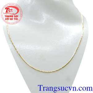 Dây vàng Italy chuẩn chất lượng, dây chuyền vàng đẹp, dây chuyền vàng Italy nhập khẩu