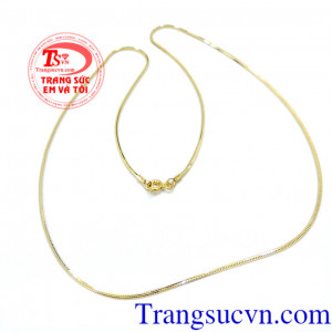 dây chuyền thể hiện sự nhẹ nhàng, duyên dáng cũng như sang trọng quý phái, đeo mang lại may mắn trong cuộc sống