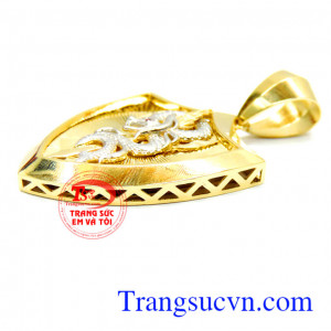 Chiếc Mặt dây chuyền nam rồng 3D may mắn dành cho nam,