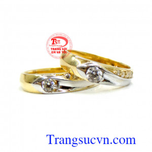 Nhẫn cưới vàng giá rẻ đẹp sang trọng kinh tế cho đôi bạn trẻ