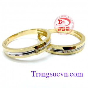 Nhẫn cưới vàng giá rẻ đẹp sang trọng kinh tế cho đôi bạn trẻ