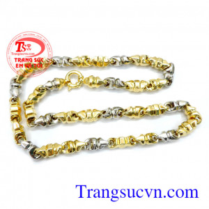 Dây chuyền nam vàng 14k đẹp