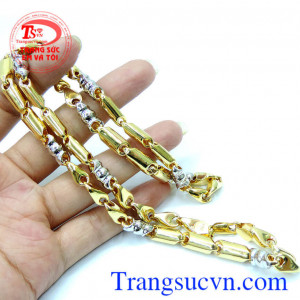 Dây chuyền nam vàng 10k