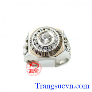 Nhẫn nam Đeo hợp thời trang, chất lượng vàng đảm đeo bền đẹp sáng bóng, tinh tế và sang trọng dành cho phái mạnh