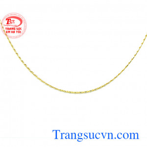 Sản phẩm dây chuyền vàng tây ,kiểu dáng hiện đai thời trang giá thành hợp lý