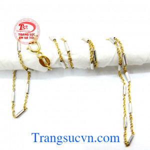Dây chuyền vàng ý đốt đẹp