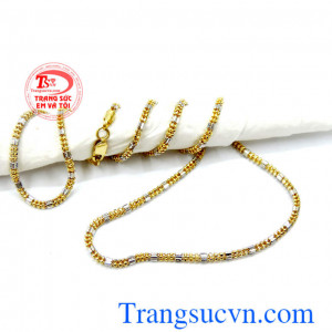 Dây chuyền ý kiểu đẹp 18k
