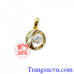 Mặt nữ vàng 10k đẹp, giá chuẩn. Mặt dây nữ vàng 10k hàn quốc