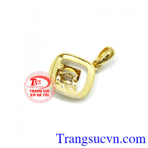 Mặt nữ vàng đẹp, nhỏ xinh. Mặt dây chuyền vàng 10k korea