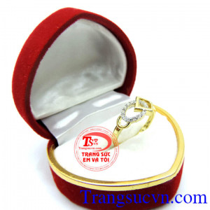 Chất lượng vàng được đảm bảo uy tín. Nhẫn nữ vàng tây korea