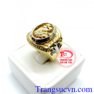 Nhẫn nam rồng vàng đẹp