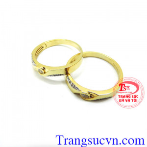 Nhân cưới vàng tây korea đẹp