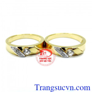 Nhẫn cưới vàng giá rẻ đẹp sang trọng kinh tế cho đôi bạn trẻ