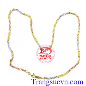 Dây chuyền vàng Italia vàng 10k