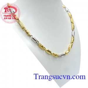 Dây chuyền nam vàng tây sang trọng, mạnh mẽ