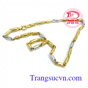 Dây chuyền nam tính vàng tây sang trọng 10k được thiết kế theo kiểu dáng nhiều mẫu dựa theo yêu cầu của khách hàng, dây chuyền nam mang lai vẻ nam tính bản lĩnh của người đeo