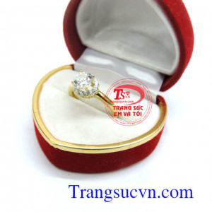 Nhẫn nữ đá quy vàng tây sang trọng nhẫn nữ được gắn đá tinh tế. Nhẫn nữ đá quy vàng tây sang trọng