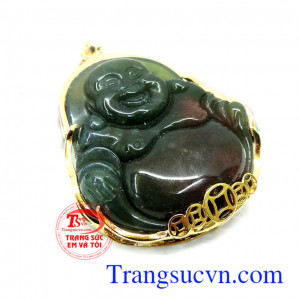 Di lặc canxedon bọc vàng 14k giao hàng trên toàn quốc.