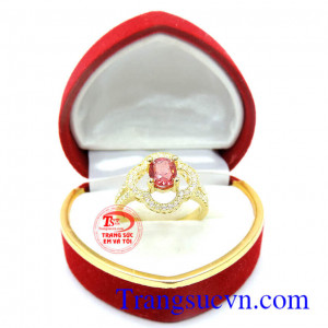 nhẫn vàng tây 18k nữ chuẩn chất lượng.