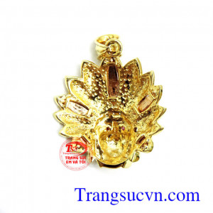 mặt dây chuyền nam thổ dân đẹp, phong cách cá tính mạnh mẽ cho nam giới, Mặt thổ dân 18k cá tính