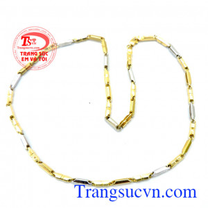 Dây vàng 14k nam nhỏ cá tính, dây chuyền nam vàng tây 14k, vàng chuẩn chất lượng