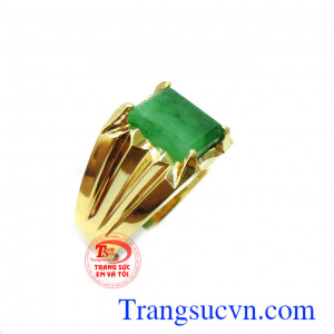 Nhẫn nam vàng, Đeo hợp thời trang, chất lượng vàng đảm đeo bền đẹp sáng bóng, tinh tế