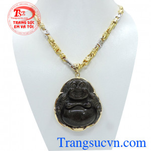 Bộ Mặt phật di lặc mệnh thổ Mặt phật đẹp tinh tế đá thiên thạch thiên nhiên,