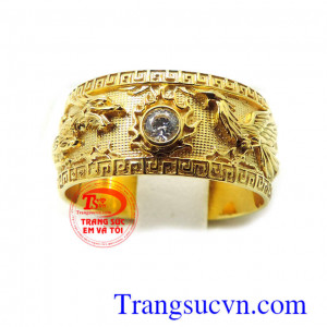 Nhẫn Nam Vàng Tây 14k