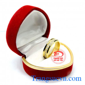 Nhẫn vàng tây kiểu cách