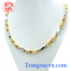 Dây chuyền vàng Italy 18k đẹp quý phái tinh tế của phái mạnh