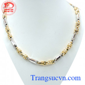 Vòng cổ vàng italy nam bảo hành dây chuyền vàng 1 năm