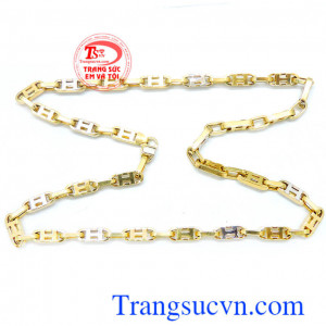 Dây chuyền vàng nam 18k