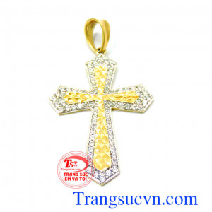 Dây Thập tự Giá 18k