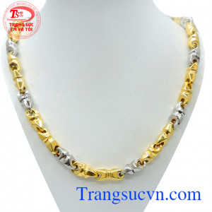 Dây chuyền nam vàng tây sang trọng, tinh tế
