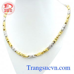 Dây chuyền nam vàng tây đẹp sang trọng, tinh tế