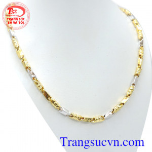 Dây chuyền vàng tây sang trọng, tinh tế