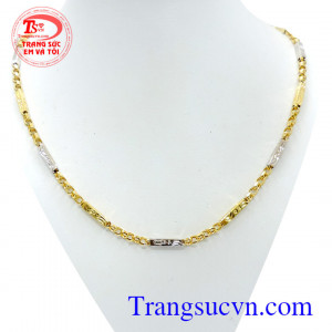 Dây chuyền nam vàng tây sang trọng, tinh tế