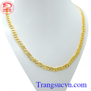 Dây chuyền nam cá tính mạnh mẽ đẹp sang trọng quý phái đối với phái nam, với kiểu dáng thiết kế dây chuyền sang trọng